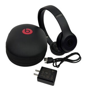 Beats Solo3 Wireless On-Ear Headphones Model A1796 Black No Ear Pads